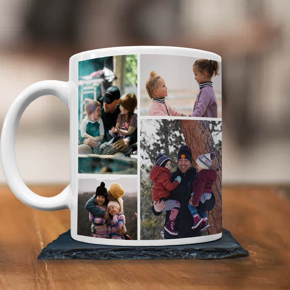 Personalised Multi Photo Collage Mug - Click Image to Close