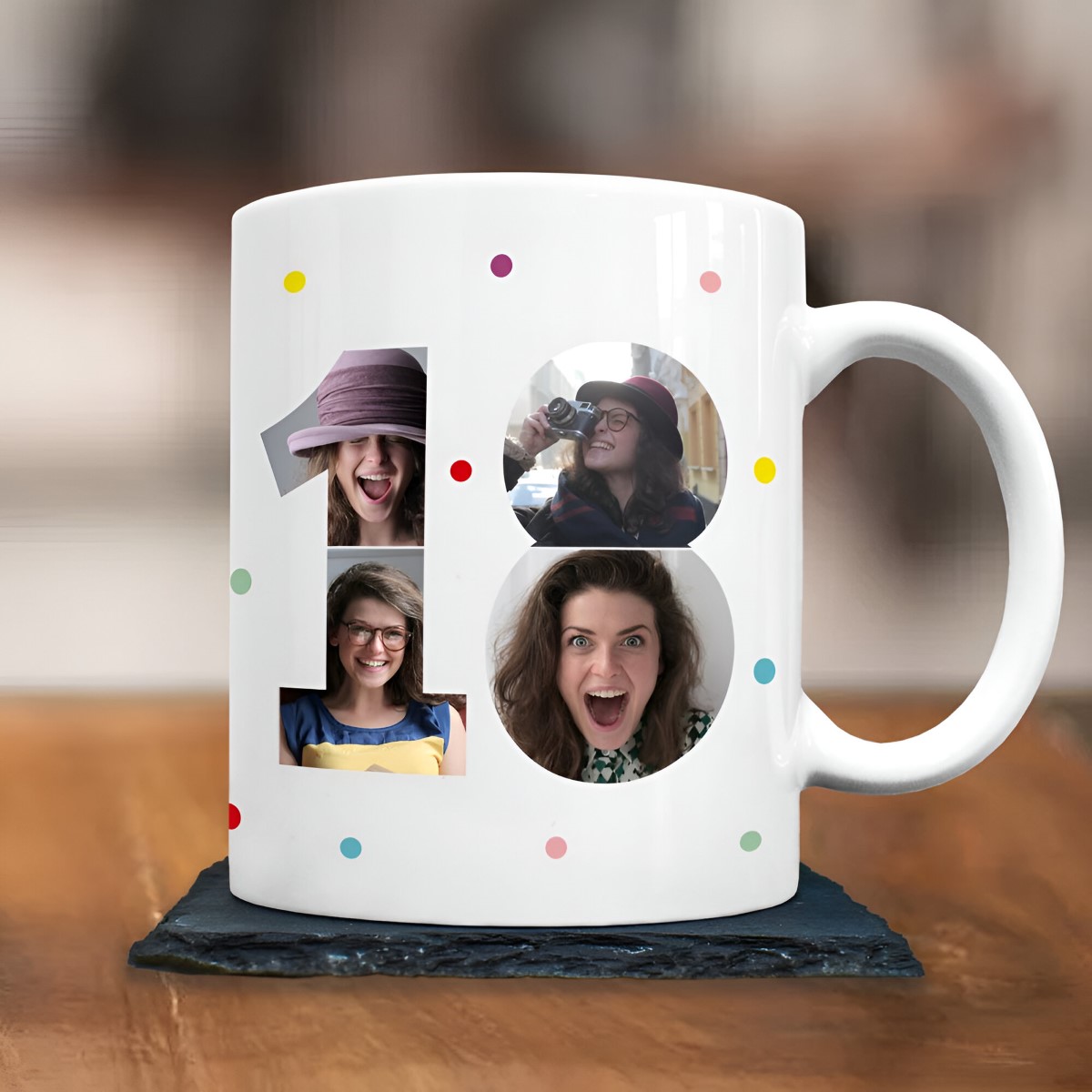 Personalised 18th Birthday Mug Photo Upload - Click Image to Close