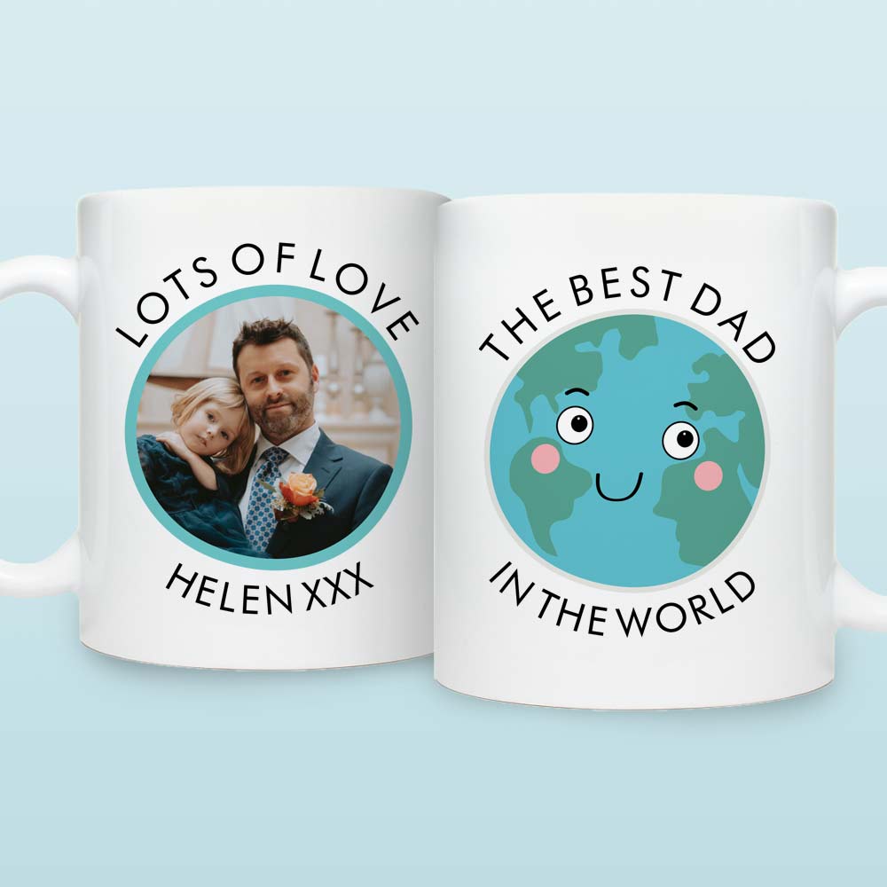 Personalised Photo Mug - Best Dad In The World - Click Image to Close