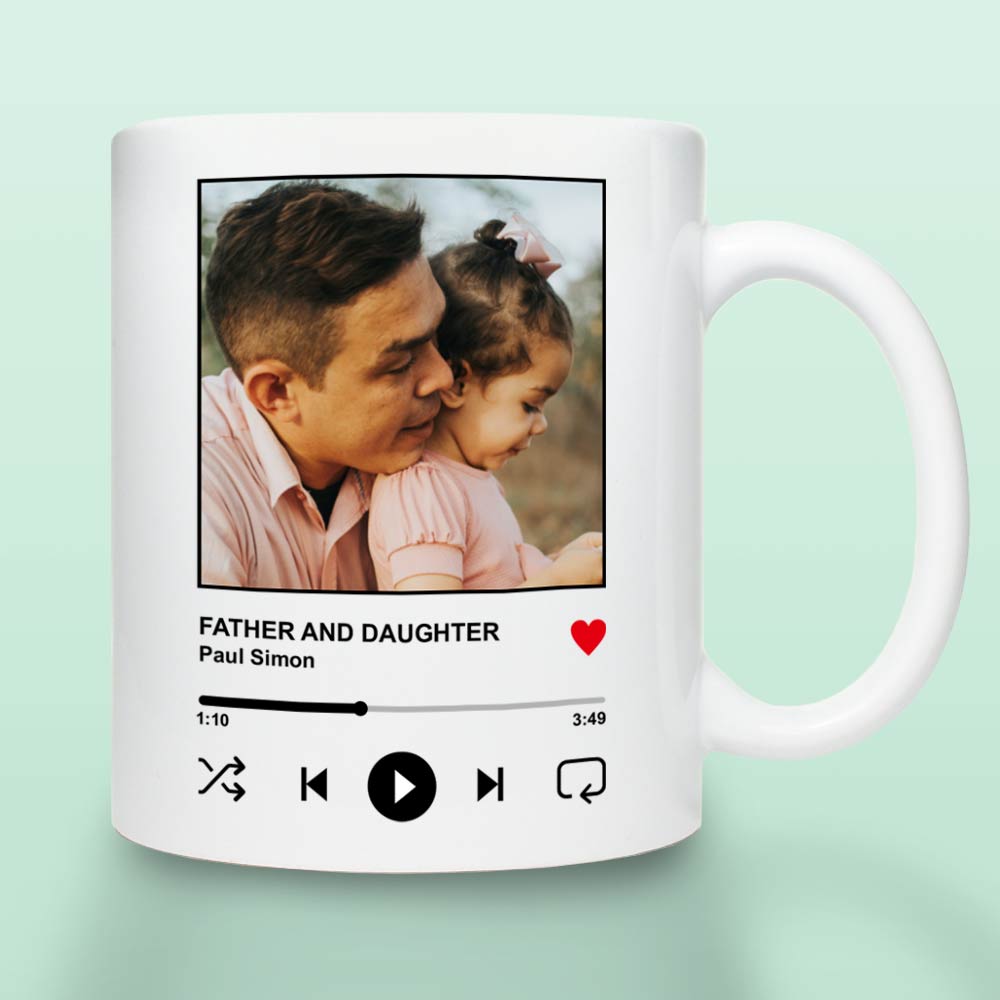Personalised Photo Mug - Our Favourite Song - Click Image to Close