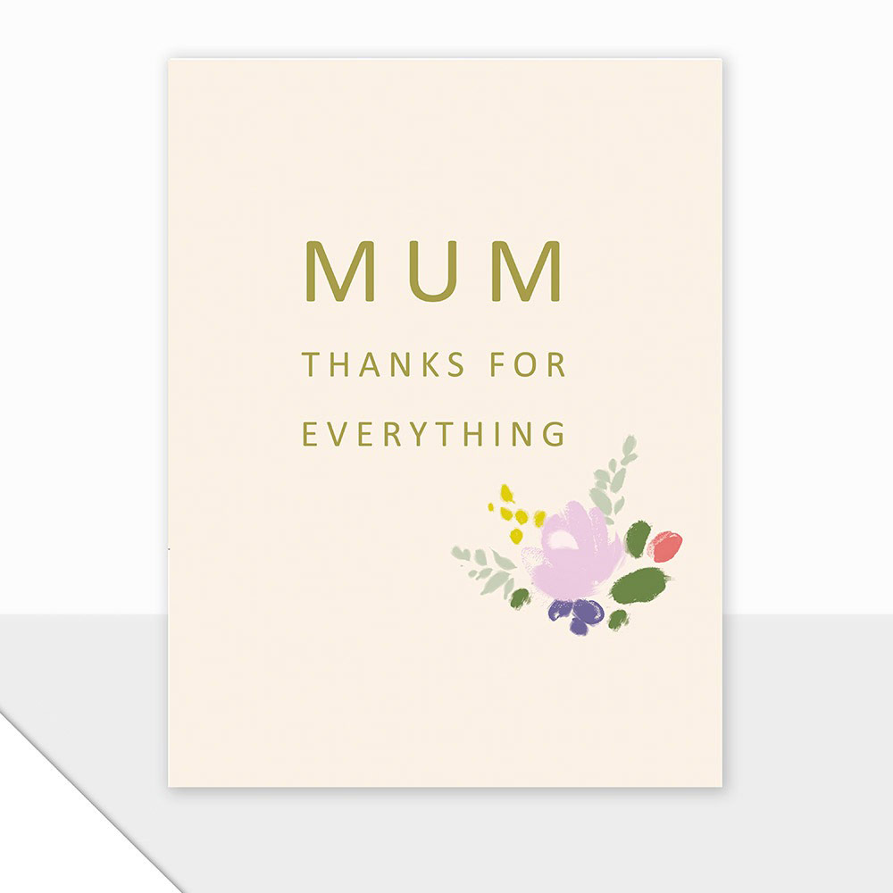 Thanks Mum Greeting Card - Click Image to Close