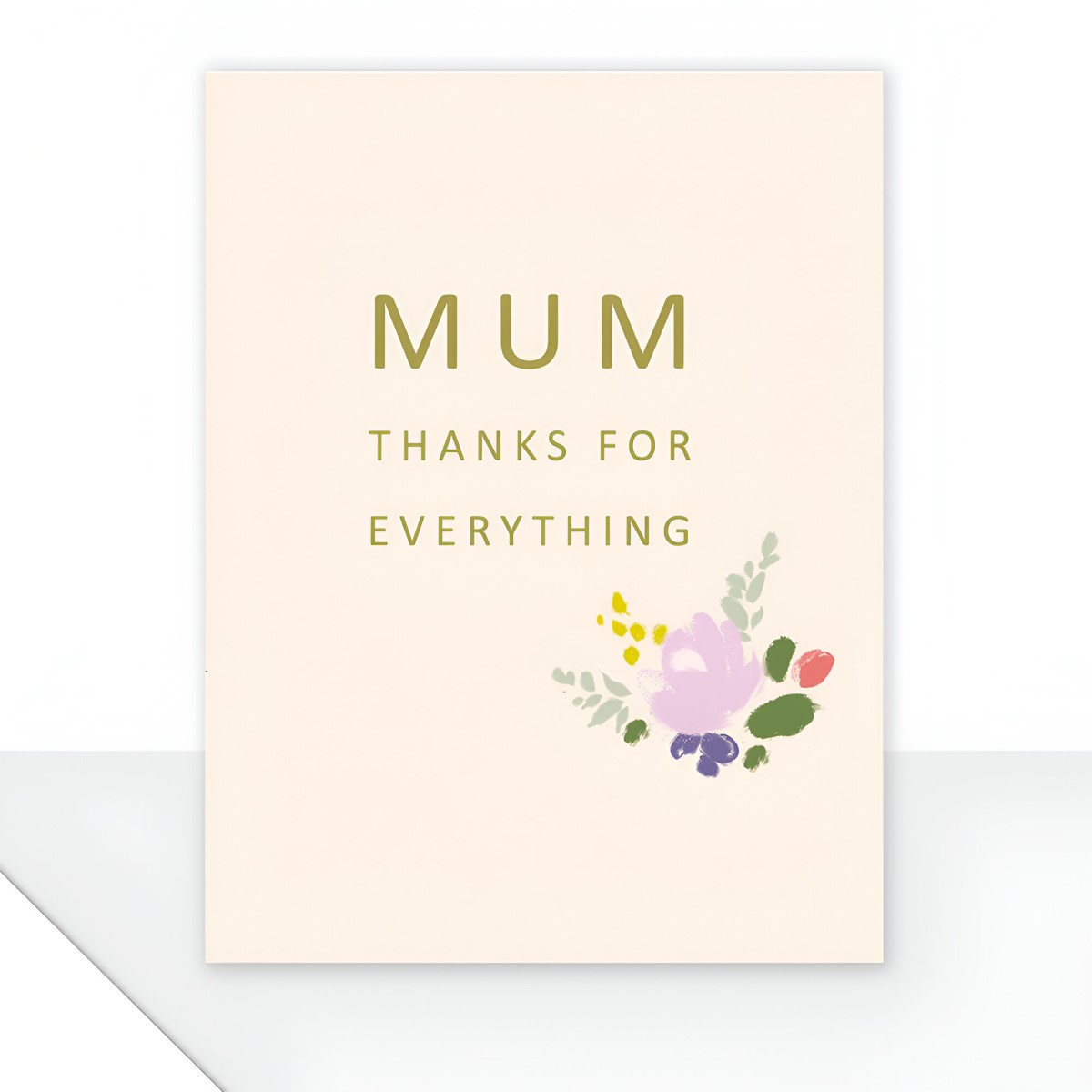 Thanks Mum Greeting Card - Click Image to Close