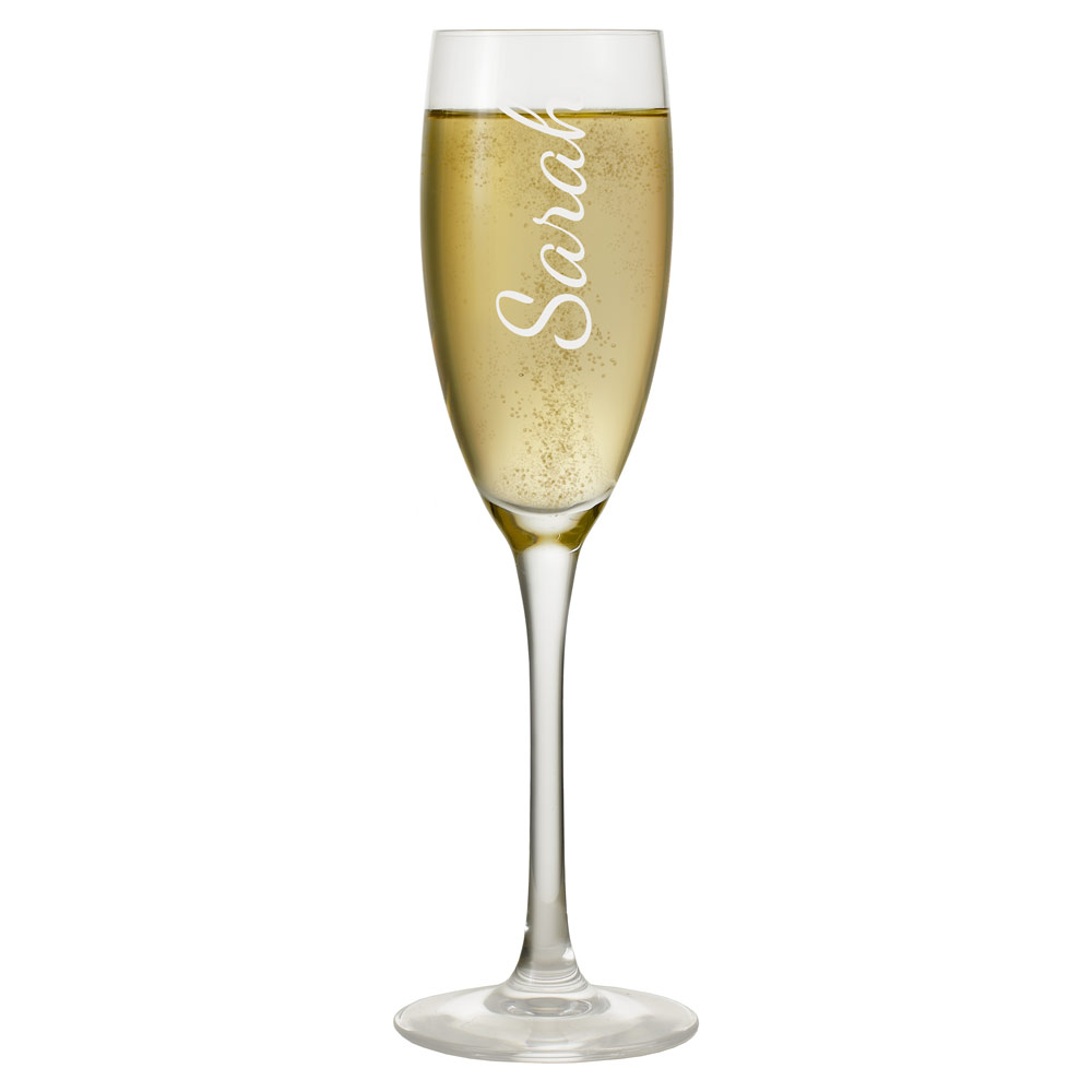 Personalised Prosecco Flute Any Name - Click Image to Close
