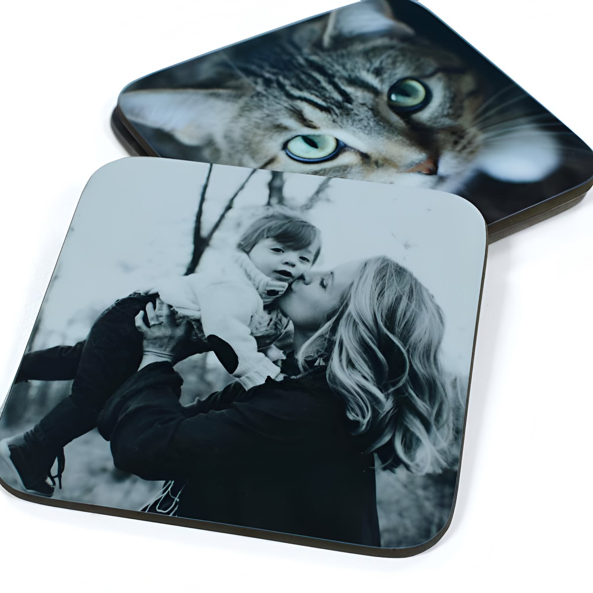 Personalised Photo Upload Coaster - Click Image to Close