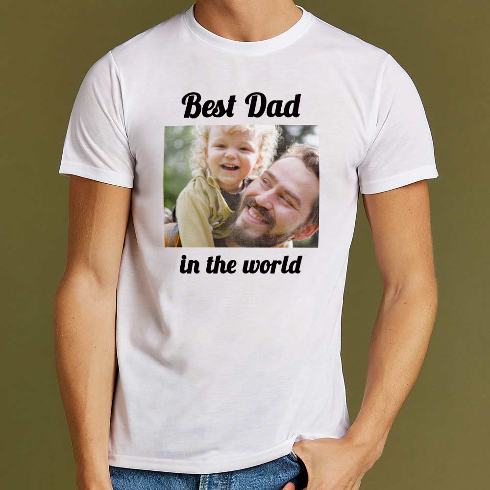 Personalised T-Shirt Any Photo And Message - Click Image to Close