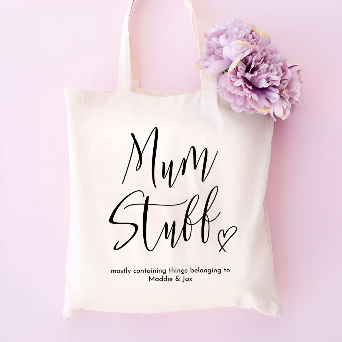 Personalised Mum Stuff Tote Bag - Click Image to Close