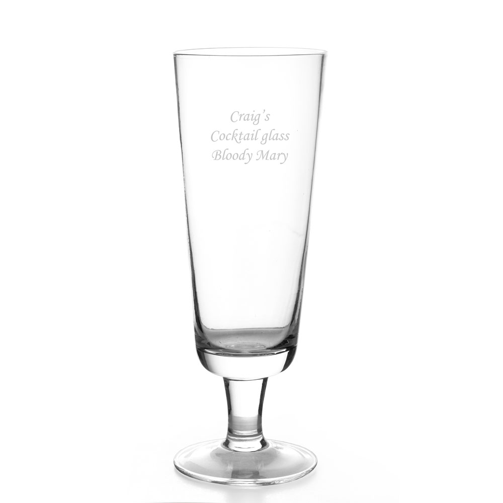 Personalised Tall Cocktail Glass - Click Image to Close