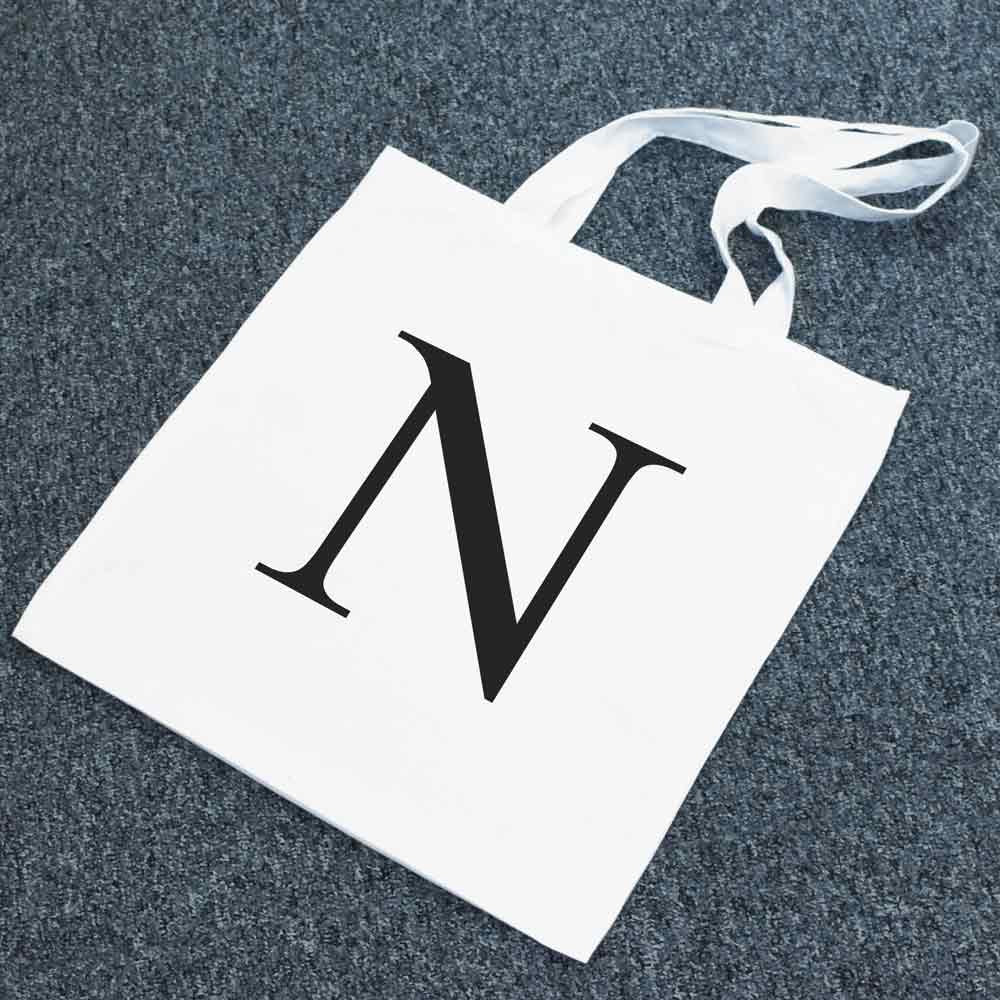 Personalised Tote Bag - Any Initial - Click Image to Close
