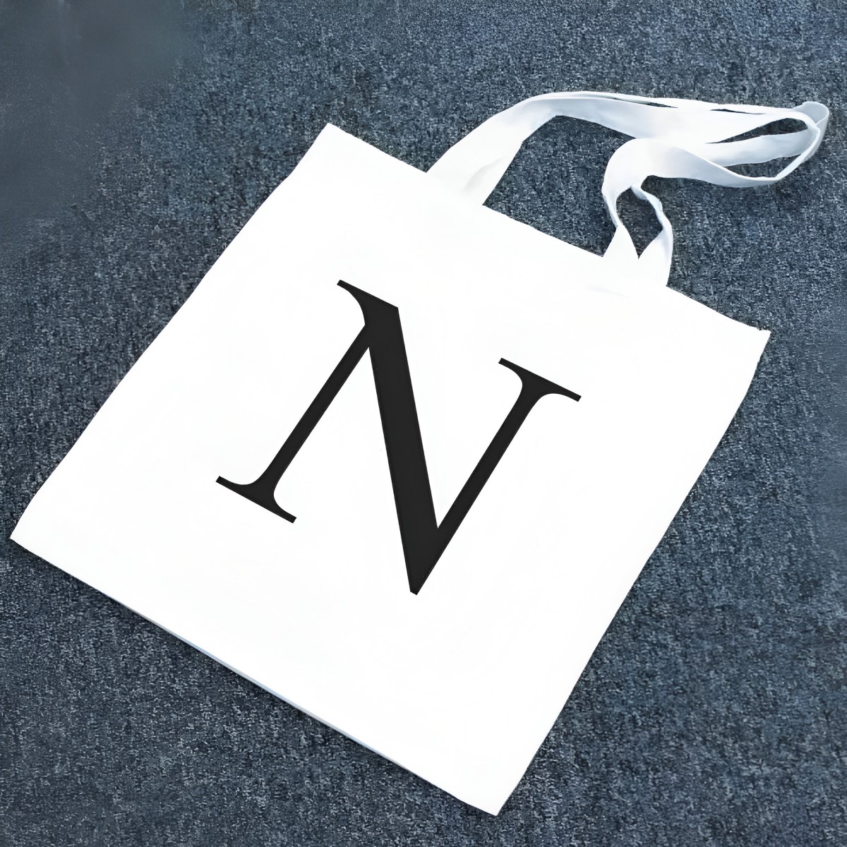 Personalised Tote Bag - Any Initial - Click Image to Close