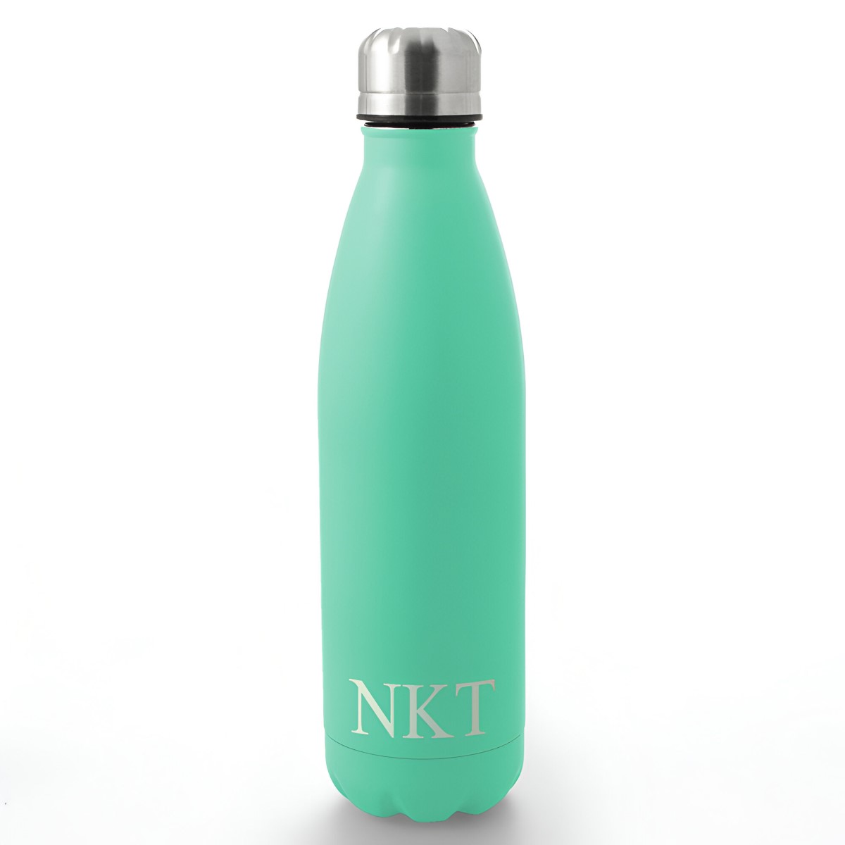 Personalised Engraved Water Bottle 500ml - Any Colour Any Initials - Click Image to Close