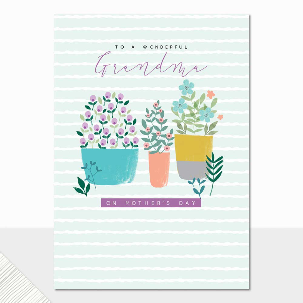 Wonderful Grandma on Mother's Day Greeting Card - Click Image to Close