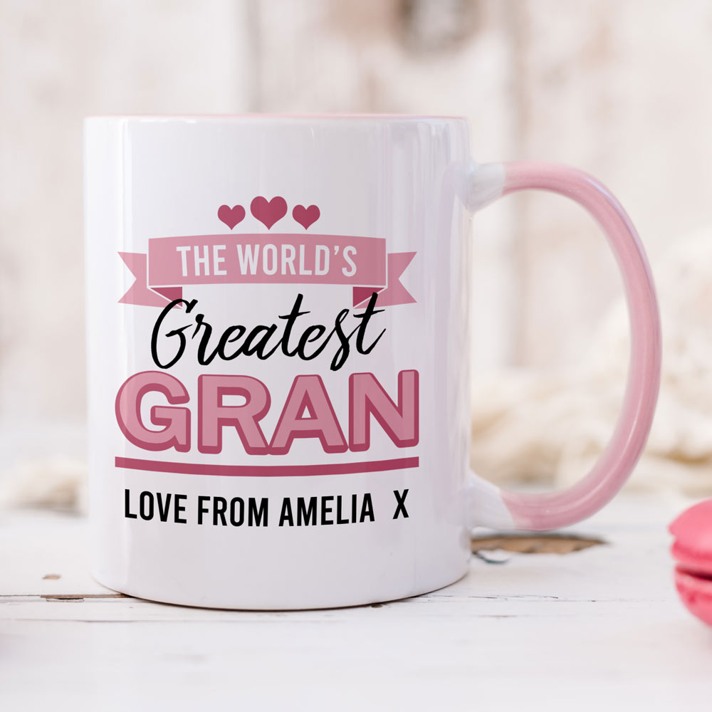 Personalised Mug - Greatest Gran - Click Image to Close