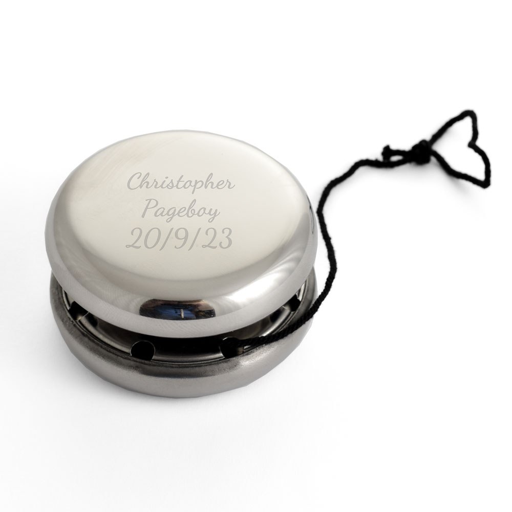 Silver Plated Personalised Yoyo - Click Image to Close