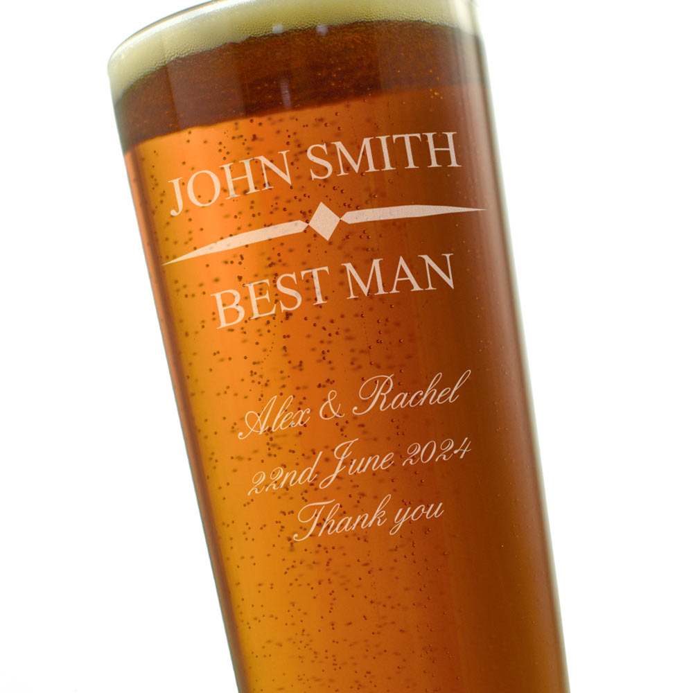 Personalised Pint Glass - Any Occasion! - Click Image to Close