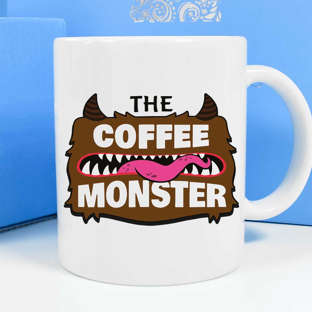 Personalised Mug - The Coffee Monster - Click Image to Close