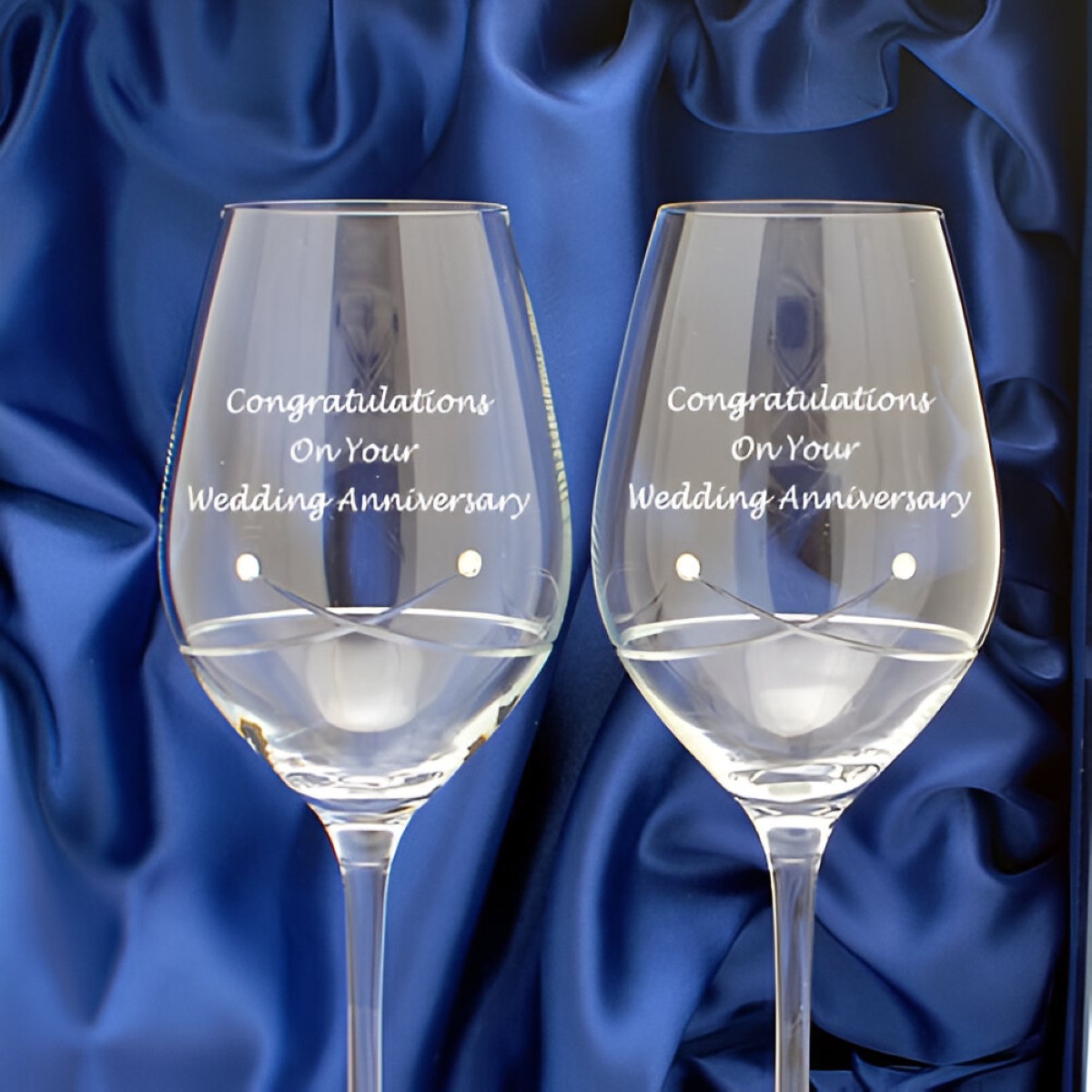 Personalised Crystal Wine Glasses