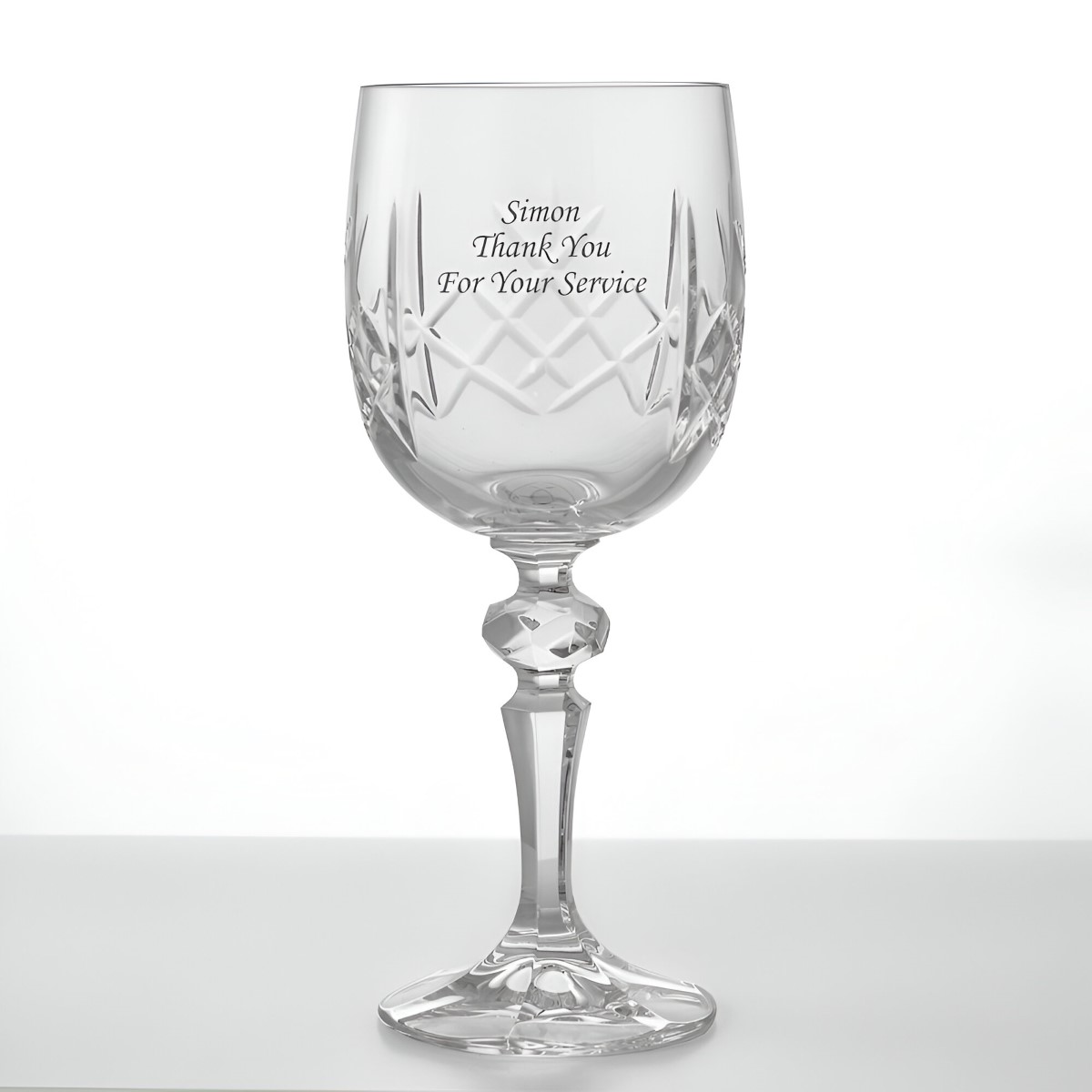 Engraved Crystal Wine Glass, The Perfect Bridesmaids Wedding Gift!