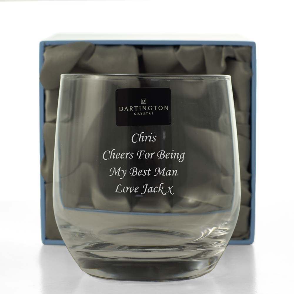 Personalised Dartington Whisky Glass - Essentials - Click Image to Close