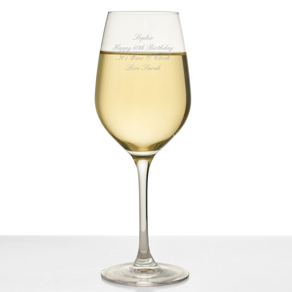 Personalised Crystal Wine Glass By Dartington - Click Image to Close