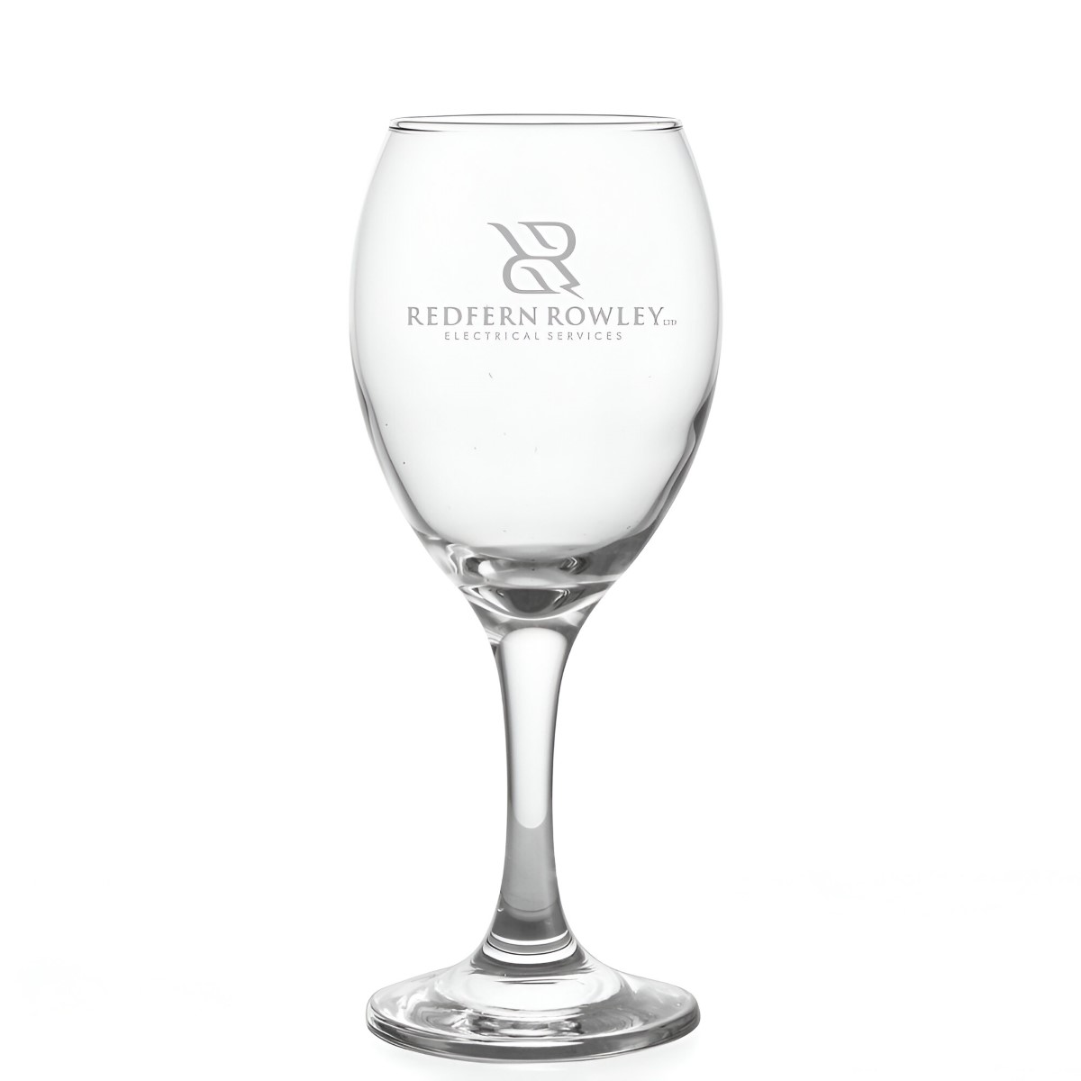 Logo Engraved Personalised Wine Glass