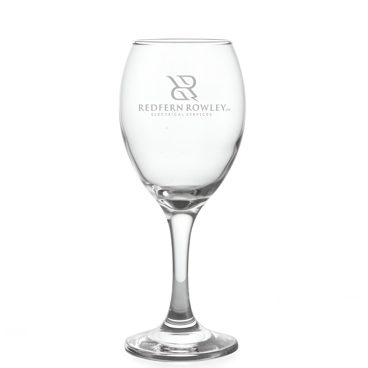 Engraved Measured Tall Wine Glass