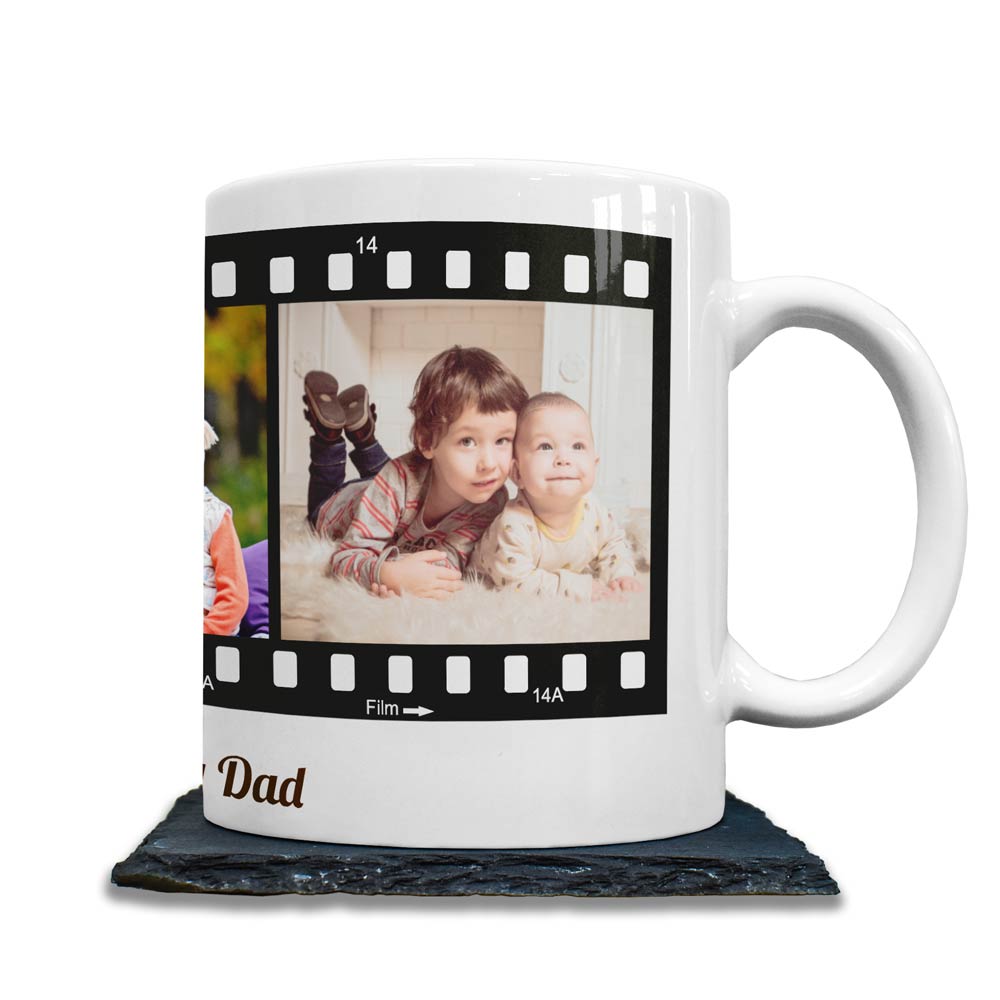 Personalised Mug - Film Strip 3 Photo Upload - Click Image to Close