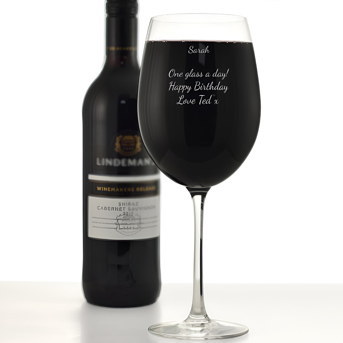 Personalised Giant Wine Glass - Click Image to Close