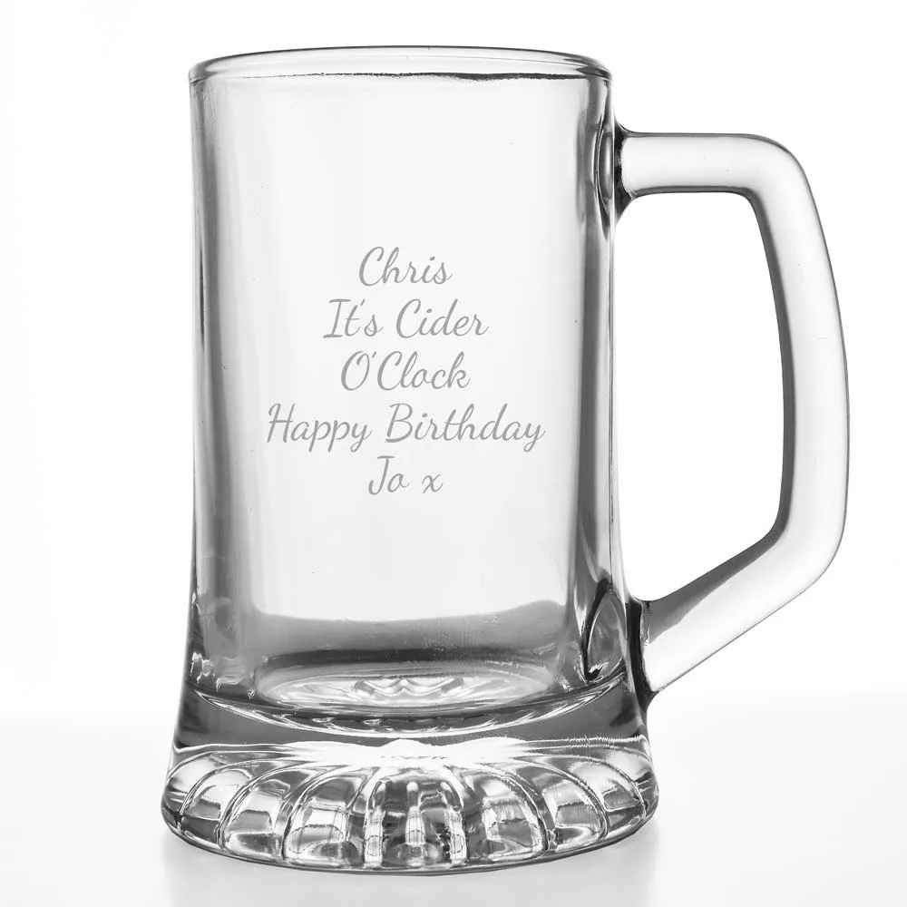 Personalised Half Pint Tankard - Click Image to Close