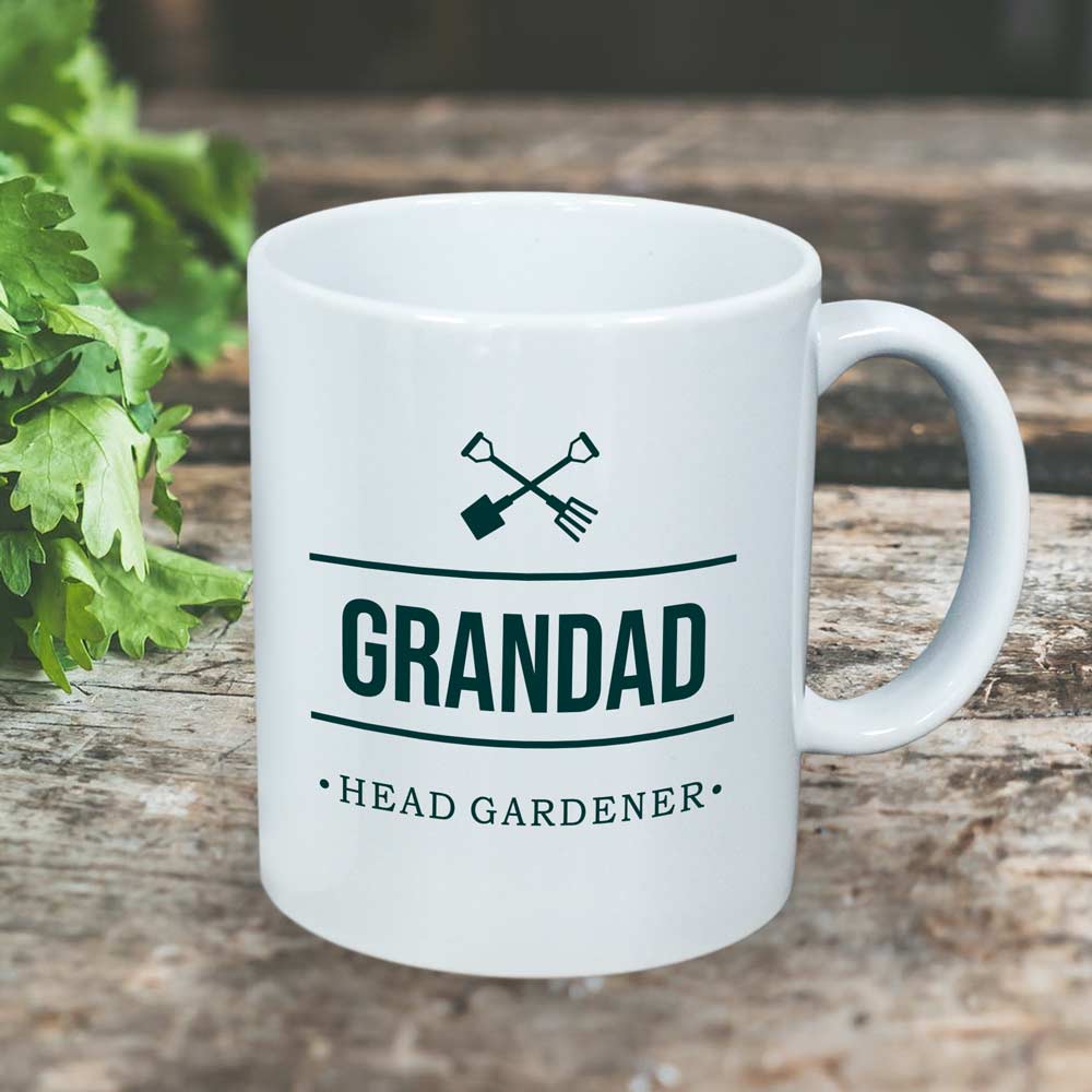 Personalised Mug - Head Gardener - Click Image to Close