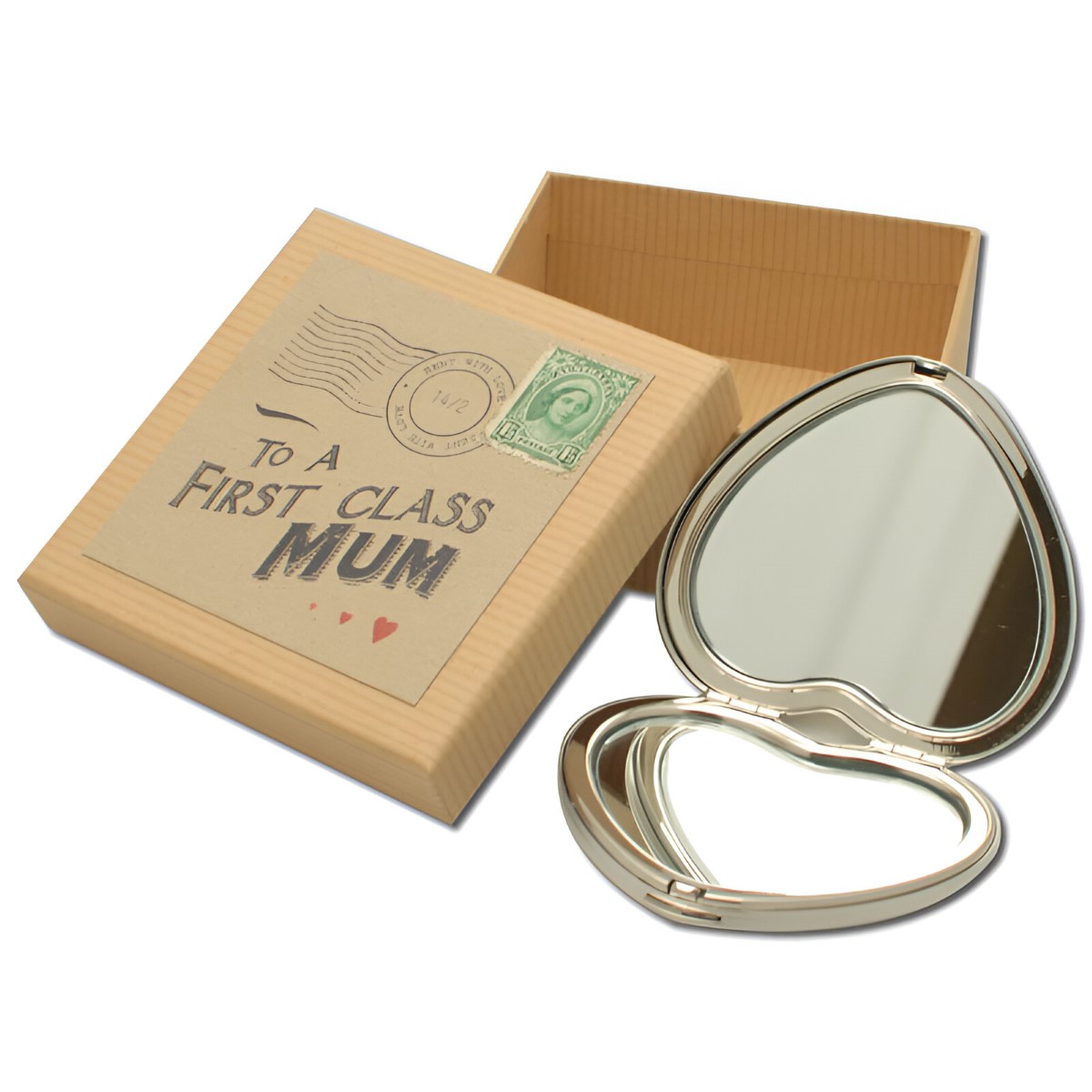 Personalised Compact Mirror For A First Class Mum