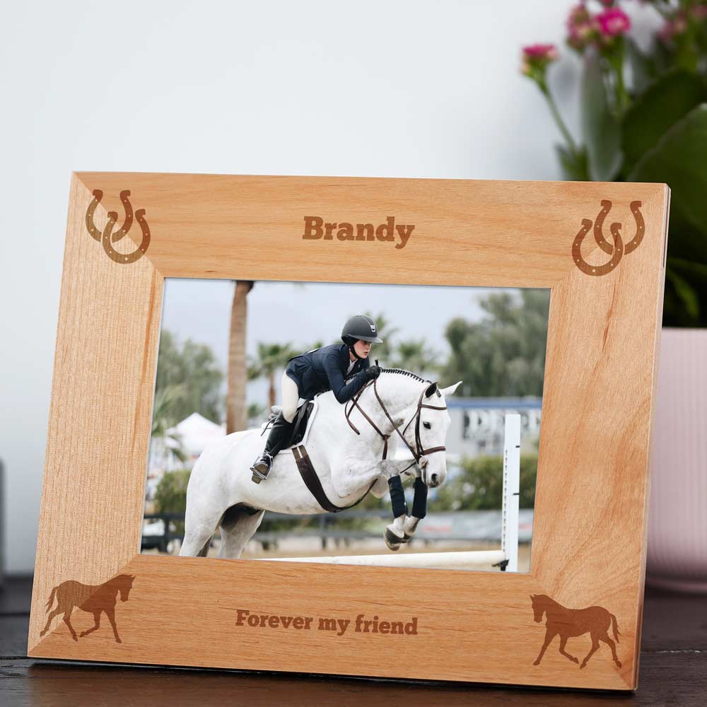 Horse Personalised Photo Frame - Click Image to Close