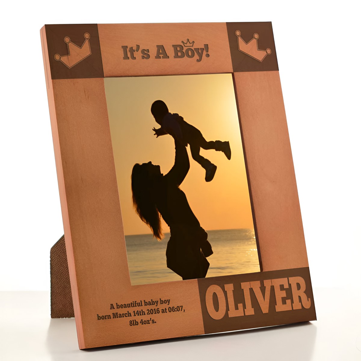 Its A Boy Personalised Baby Photo Frame