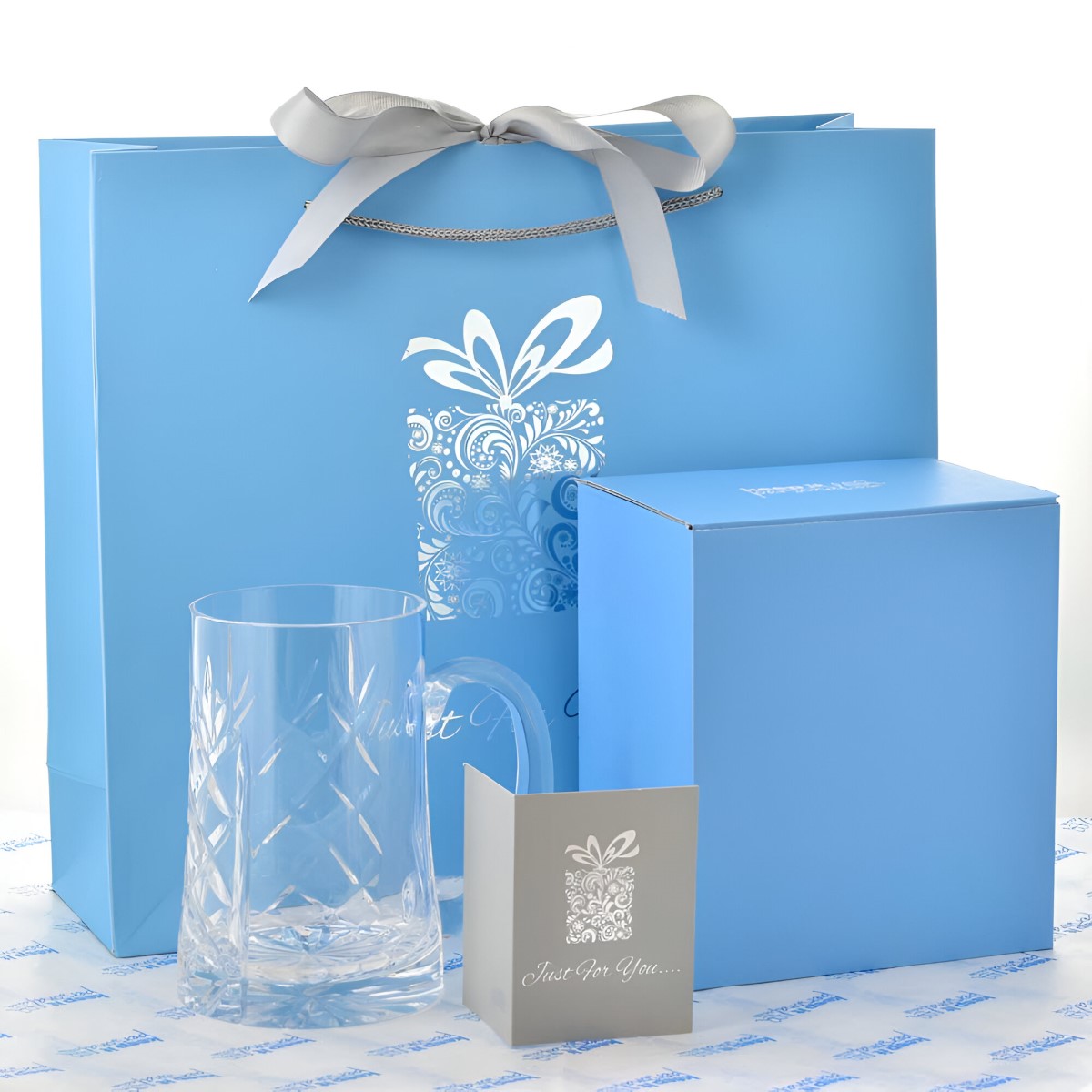 Personalised Crystal Pint Tankard