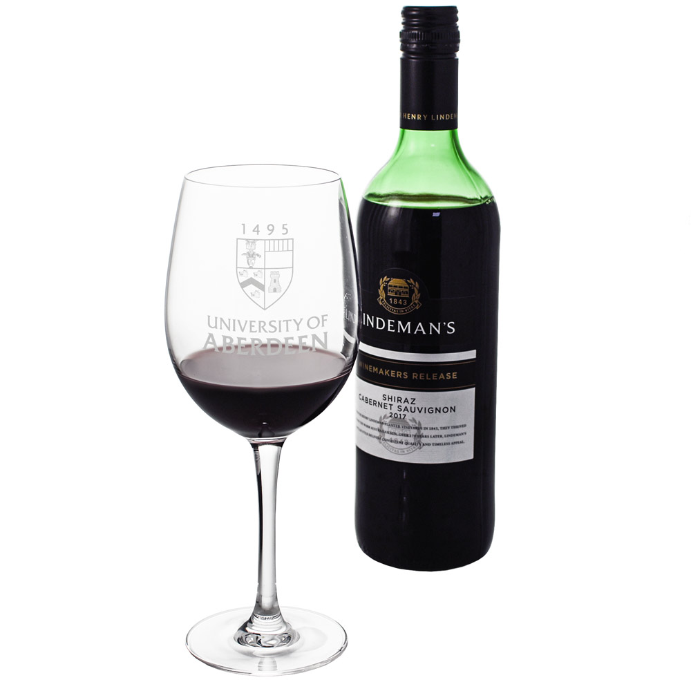 Logo Engraved Personalised Red Wine Glass - Click Image to Close