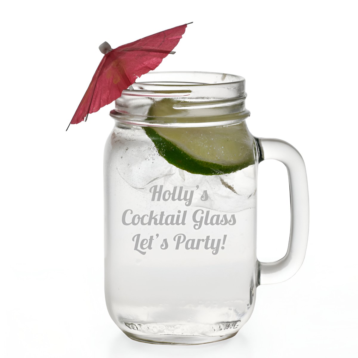 Personalised Mason Drinking Jar - Click Image to Close