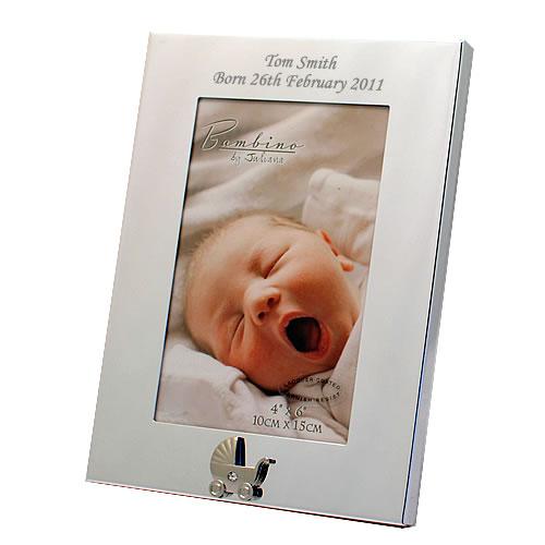 Personalised Baby Photo Frame 6x4 - Click Image to Close