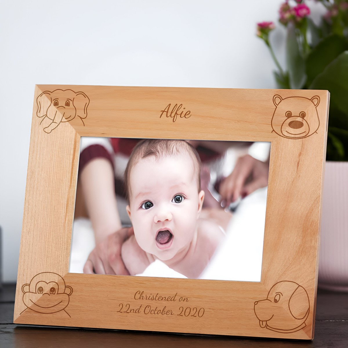 Noahs Ark Animal Personalised Frame - Click Image to Close