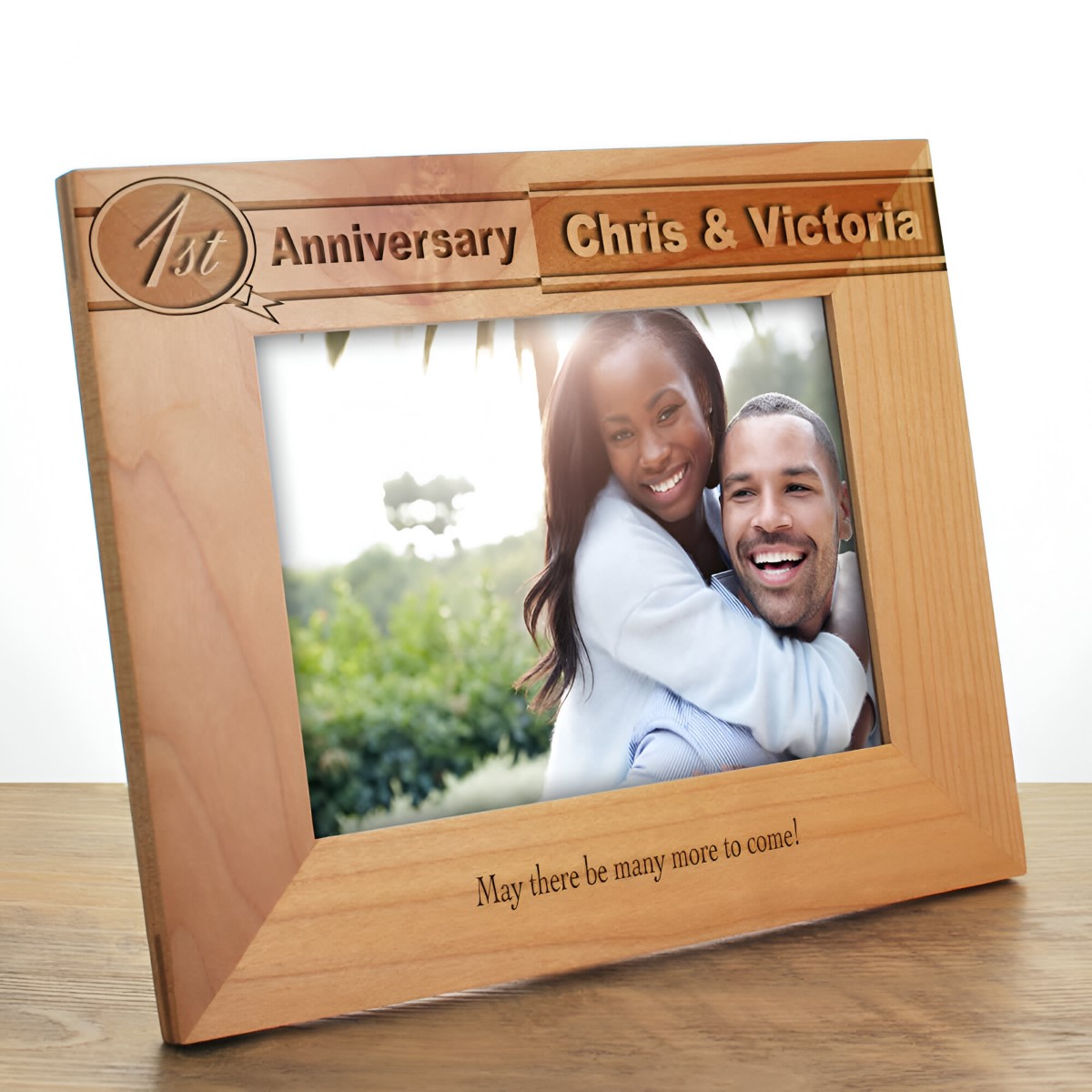 Personalised Anniversary Photo Frame 5th Gifts Personalised Anniversary Photo Frame Zoom
