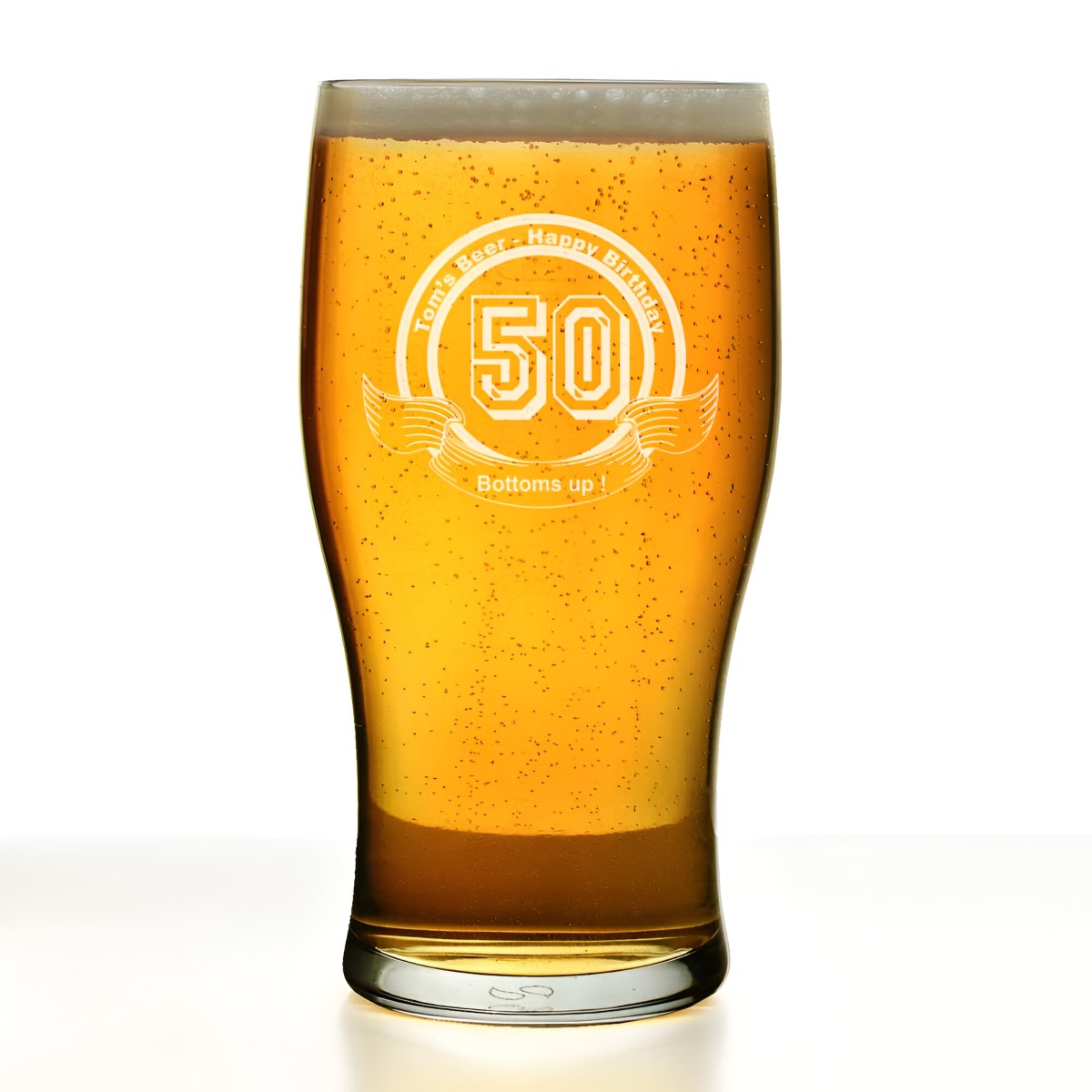 Th Birthday Personalised Beer Glasses Th Birthday Personalised Beer Glasses