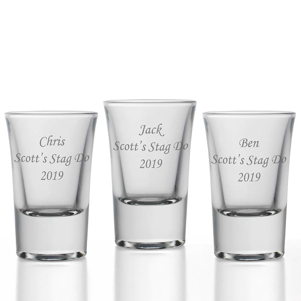 Personalised Shot Glasses - Click Image to Close