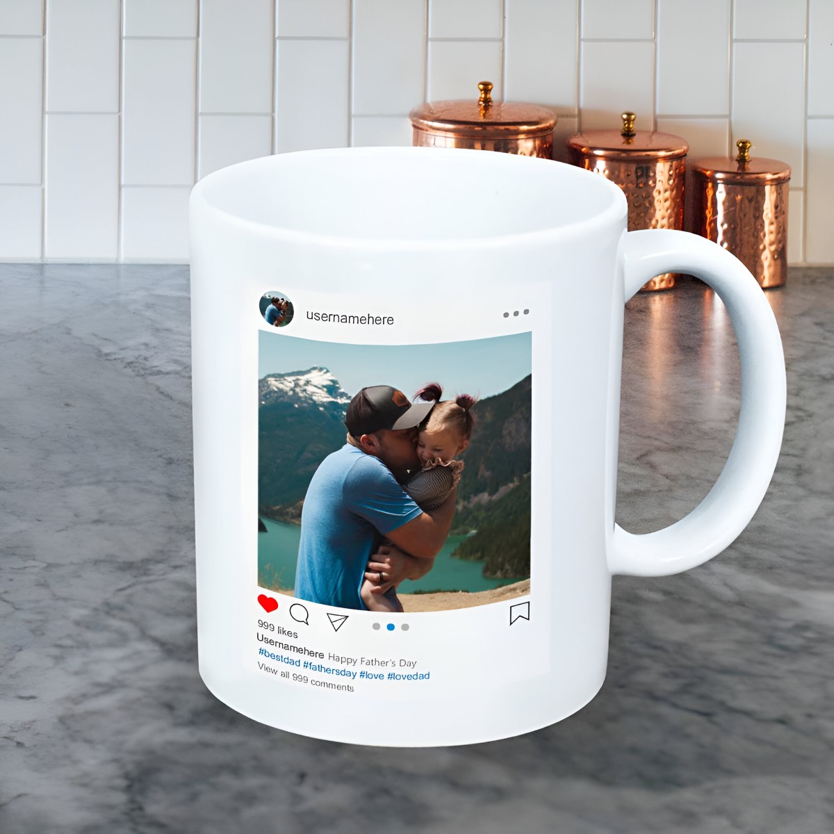 Personalised Mug - Social Media Photo Upload - Click Image to Close