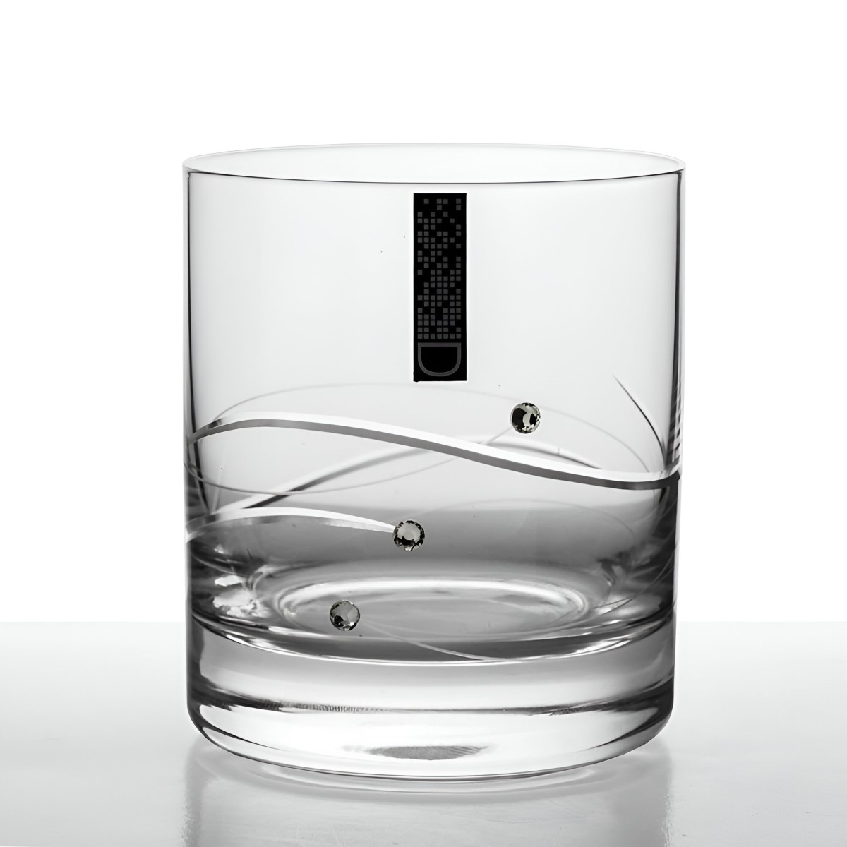 Personalised Swarovski Crystal Whiskey Glass