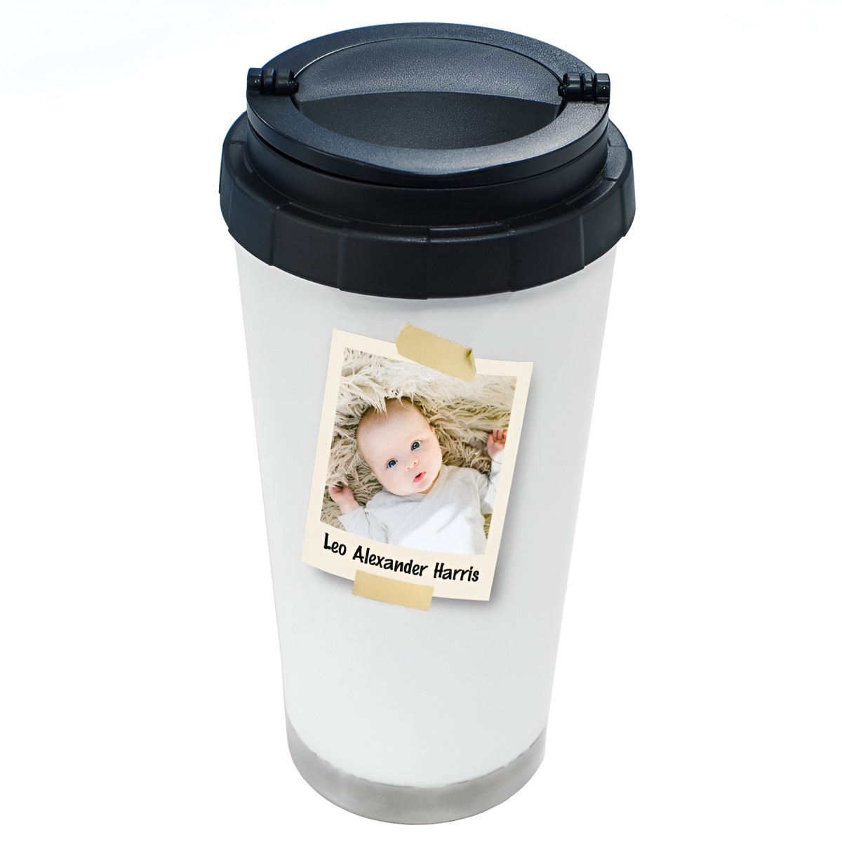 Personalised 16oz Thermal Tumbler - Polaroid - Click Image to Close