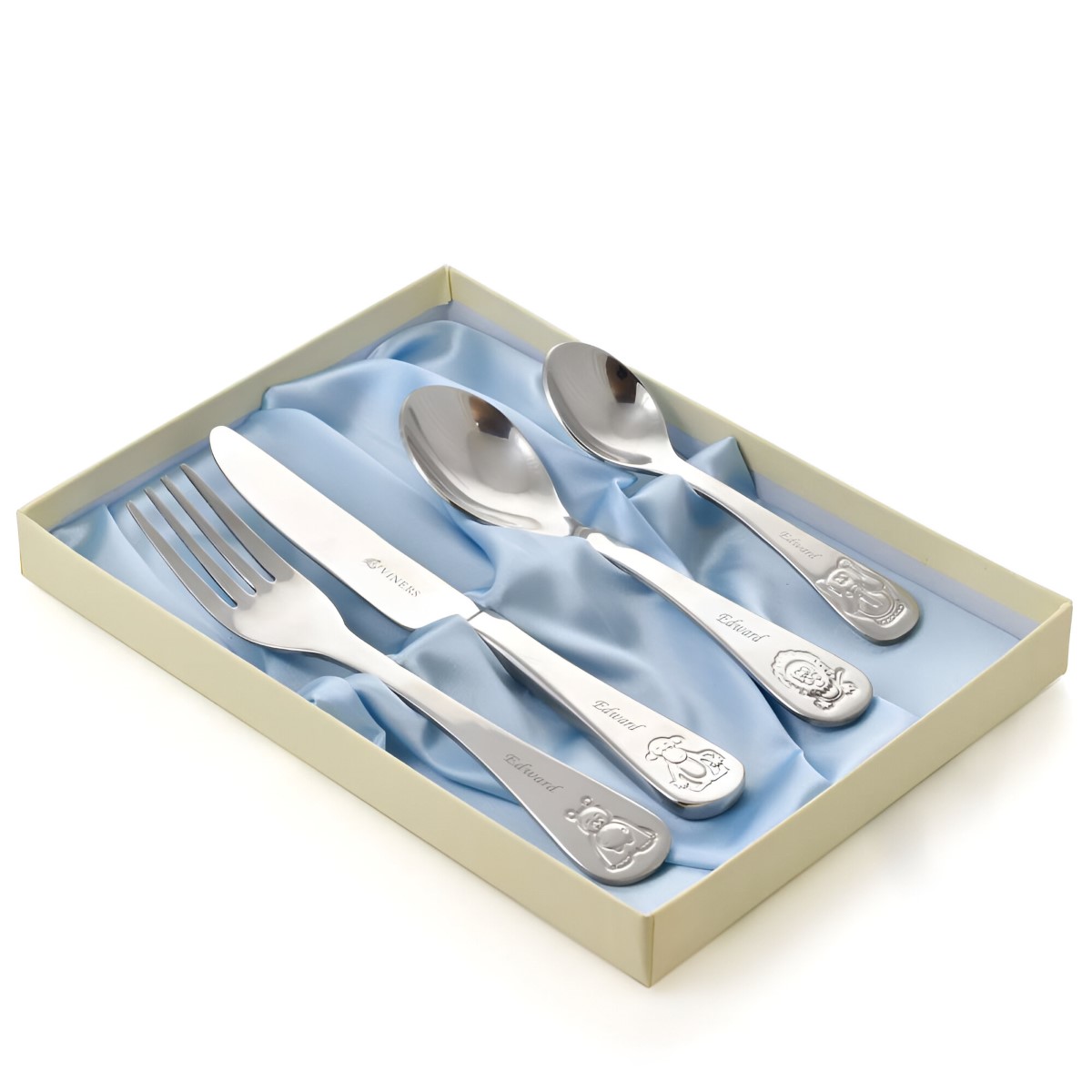 engraved cutlery christening