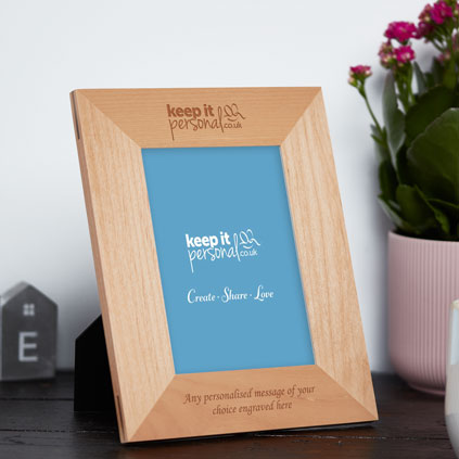 Logo Engraved Personalised Photo Frame