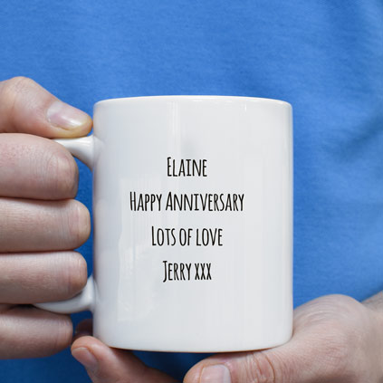 Personalised Mug - Love Heart Shaped Photo Upload