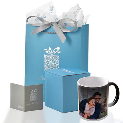 Personalised Heat Change Mug - Photo Upload And Message