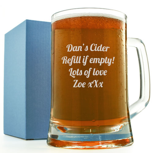 Engraved Pint Glass