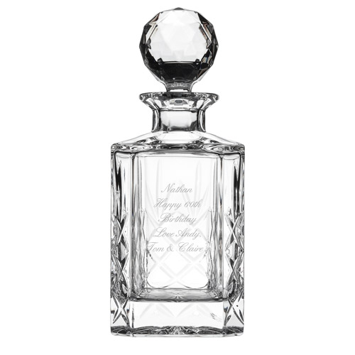 Mayfair Engraved Whisky Decanter