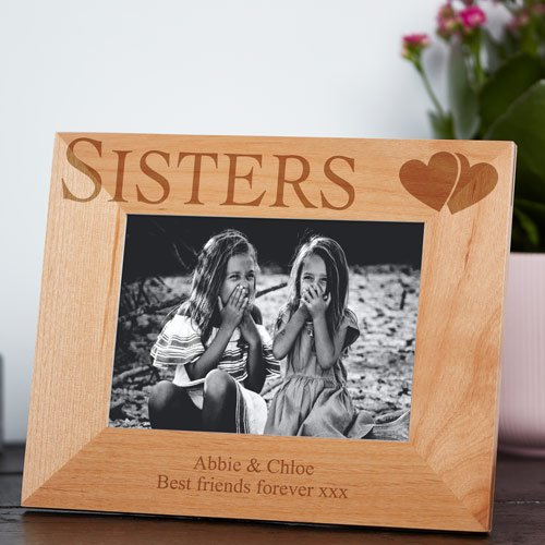 Sisters Photo Frame Personalised